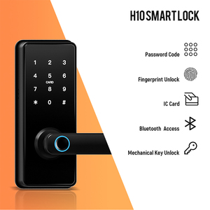 Tuya TT Fernbedienung Smart Lock Digitaler Finger abdruck Tastatur Code Zugang WIFI Aluminium für Home Hotel Tastatur karte Schlüssel zugang - Product Image 5