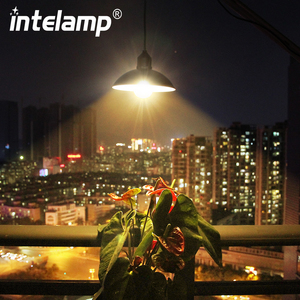 Intelamp döken lamba su geçirmez güneş enerjili sıcak güneş asılı ışıkları şemsiye kolye ışık açık