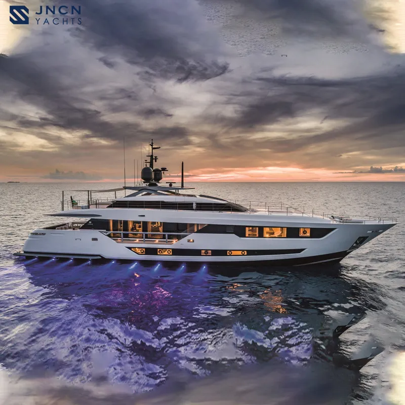 JNCN 120ft große China Luxury Fiberglas Yacht für Fischerboot