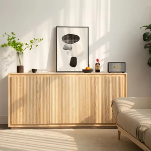 现代高端定制木家具厂家直销活动原木全屋设计家居客厅 - Product Image 1