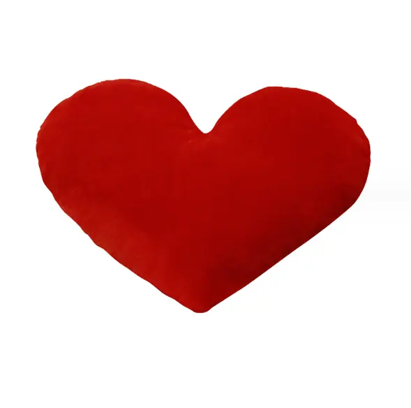 Herzwurf kissen Plüsch Nettes herzförmiges Kissen für Mädchen am Valentinstag Fit für Living Bed Dining Sofa