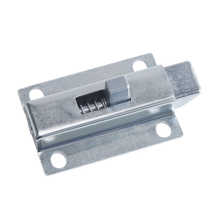 Serrure à loquet NIWO MX03, loquet industriel en alliage de zinc argenté, serrure de porte de cabinet industrielle, serrure à pression de carte DK634, grade 1, 75 mm - Product Image 2