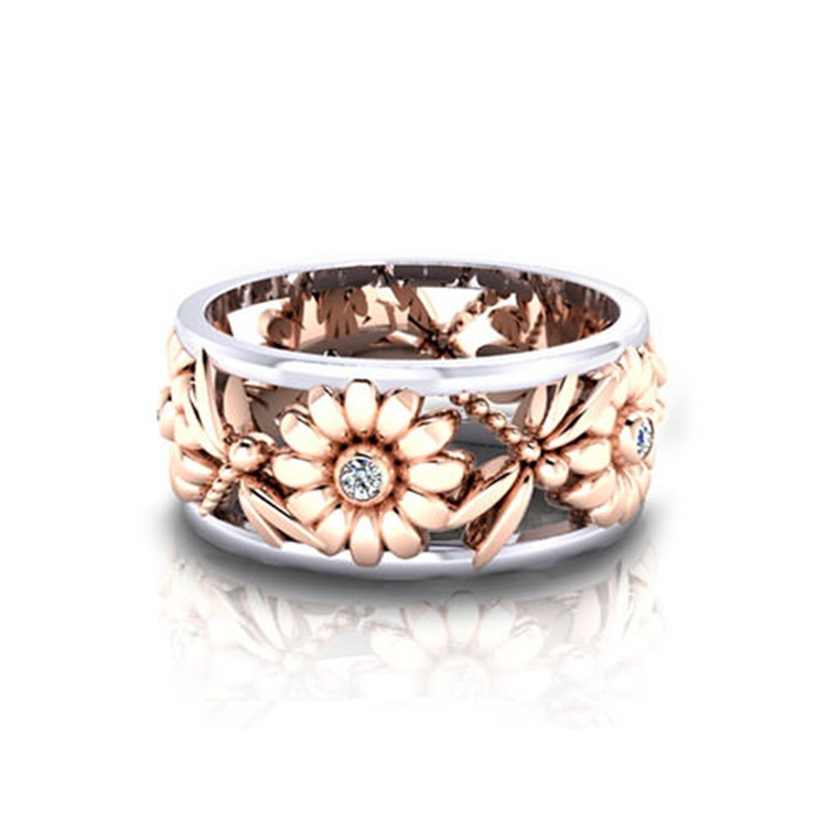 Rose gold two-color