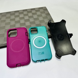 Honatop telefon aksesuarları durumda 3 in 1 tam kapak koruyucu kılıf iphone 16 için defender manyetik pro max kılıfı kabuk ile klip - Product Image 3