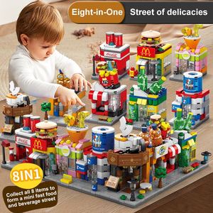 New Hot Items Firmly Spliced <strong>Put</strong> <strong>Together</strong> Colorful Color Scheme Street View Building Blocks Set - Product Image 2