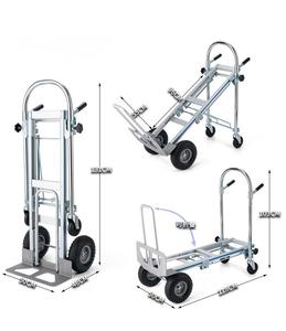 3 in 1工業用折りたたみカート4輪フラットベッドカスタマイズ可能OEMオプション - Product Image 3