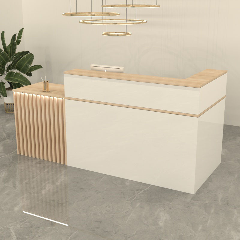 White with wood turn left