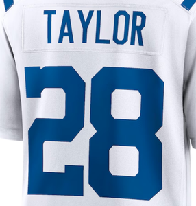 2025 #84 Warren #28Taylor Indianapolis Colts amerikan futbolu <span class=keywords><strong>Jersey</strong></span> toptan ucuz çin formaları - Product Image 3