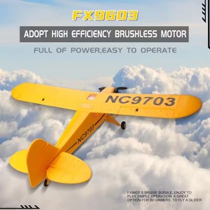 FX9703 RC Plane J3 Fixed Wing Glider 5CH 680MM Wings Remote Control Airplane Large Fighter With Brushless Motor Plane <strong>Toy</strong> - Product Image 2