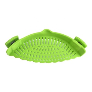 Snap N <strong>Strain</strong> <strong>Pot</strong> Strainer Pasta Strainer Adjustable Silicone Clip on Strainer for <strong>Pots</strong>, Pans, and Bowls - Kitchen Colander - Product Image 1