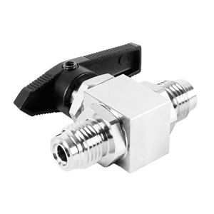 Edelstahl Manuelles Kugelventil 1/4 Zoll Außengewinde VCR 1/8 Zoll Kupplungsrohr OEM - Product Image 1