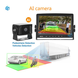 Truck Backup Camera <strong>System</strong> with Blind Spot <strong>Detection</strong> AI Alarm and <strong>Collision</strong> Avoidance Car Reversing Aid with Back View Monitor - Product Image 2