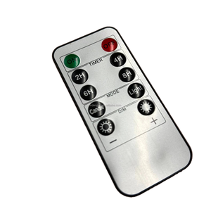 Control remoto con control remoto a batería con función de temporizador de atenuación para controlar la vela Led Pilar Vela sin llama - Product Image 1