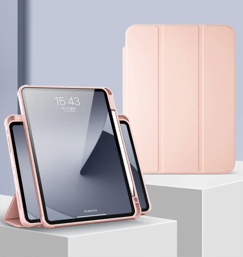 Starke Magnet hülle für 2022 360 Dreh hülle für iPad 10.9 akzeptieren Stifts chlitz