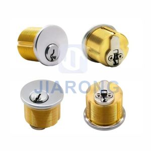 กระบอกล็อคทองเหลือง M100ยาว1นิ้วพร้อมกุญแจ SC1สองปุ่มล็อคร่อง - Product Image 5