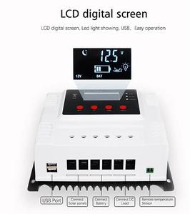 60A PWMソーラー充電コントローラ,オート電圧認識12V/24V/48V PWM充電コントローラ, - Product Image 5