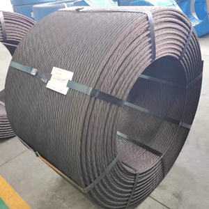 1860MPa PC Wire Prestressing Steel <strong>Strand</strong> Cable 7 Wire Post Tension <strong>Strand</strong> Tendon 15.24MM PC <strong>Strand</strong> for Bridge - Product Image 3