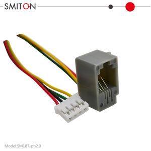 ซ็อกเก็ต RJ9 616E แจ็คแบบแยกส่วน JS-PH มีระยะห่าง2.0 - Product Image 2