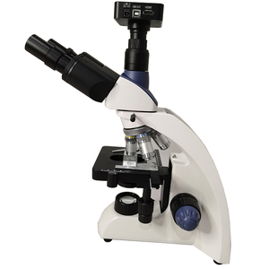 三目活血分析实验室显微镜学生生物镜面显微镜与CCD相机 - Product Image 2