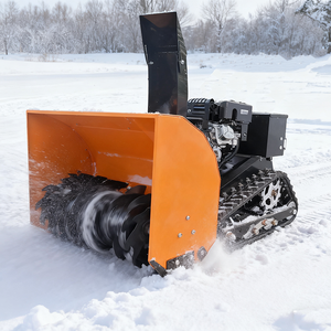 Бесплатная доставка, самая низкая цена, мини-снегоуборщик на гусеничном ходу с ременным приводом, 13 л.с./15 л.с., бензиновый, с дистанционным управлением - Product Image 5