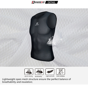 Darevie Người Đàn Ông Giảm Béo Cơ Thể Shapewear Corset Vest Áo Sơ Mi Nén Bụng Mỏng Eo Đồ Lót Thể Thao Đi Xe Đạp Cơ Sở Lớp - Product Image 6