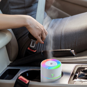 2024 Neuer Mini Spray Mist Ultraschall Elektrische Aroma therapie Ätherisches Öl Diffusor Tragbarer Luftbe feuchter Mit Nachtlicht