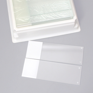 Portaobjetos de vidrio microscópico preparado para laboratorio médico portaobjetos cargados positivos de adhesión celular - Product Image 4