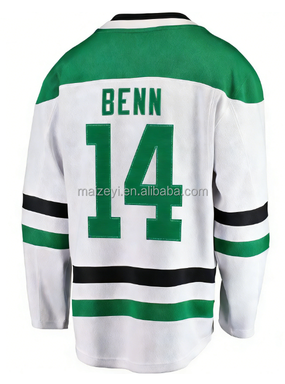 #14 Jamie Benn Blanc