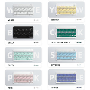 Venta al por mayor de fábrica, teclado BT inalámbrico portátil delgado para Mac, PC, iPhone, iPad, IOS, Android, Windows, conjunto de teclado y ratón inalámbricos - Product Image 5