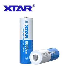 XTAR แบตเตอรี่ลิเธียมไอออนความจุสูง21700 6000มิลลิแอมป์ชาร์จได้แบตเตอรี่21700ลิเธียมไอออน3.6โวลต์ที่มีการป้องกัน - Product Image 2