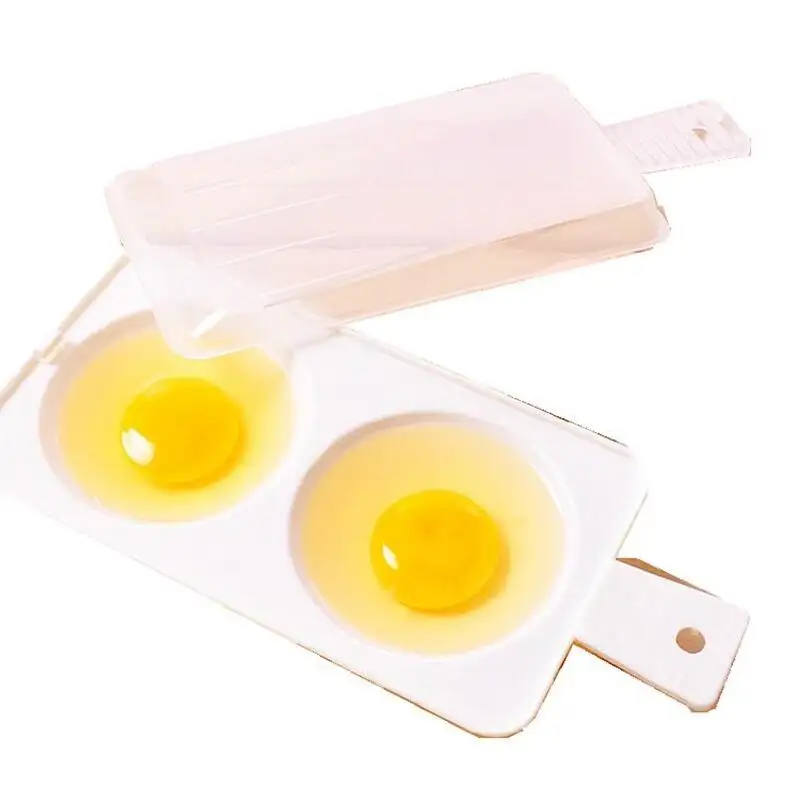 Microwave Egg Poacher, Easy-To-Use Dishwasher-Safe Poached Egg Maker for Fast, Low-Calorie Breakfasts, Lunches and Dinner