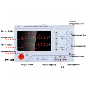 MYAMi 0-50v/0-20A/1000W四数字可调实验室开关电源 - Product Image 5