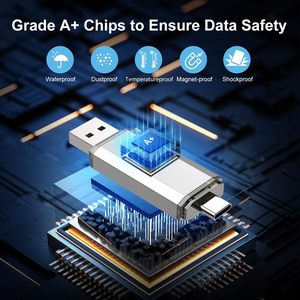 2 in 1 Usb C Key Pen Drive 128gb 64gb 32gb 16gb 8gb Pendrive Metal Usb Stick <strong>Memory</strong> 3.0 Usb C <strong>Flash</strong> Drive <strong>Type</strong> C <strong>Flash</strong> Drive - Product Image 5