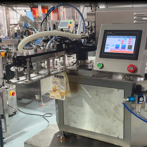 <strong>Automatic</strong> Spout Pouch Filling <strong>Machine</strong> Desktop Rotary Juice Soft Drinks Beverage Liquid Spout Pouch Filling <strong>Capping</strong> <strong>Machine</strong>