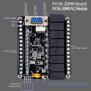 FX1N-20MR FX1N-20MT SPS Industrial Control Board 12 Eingang 8 Ausgang Programmier bares Modul SPS PAC Steuergerät