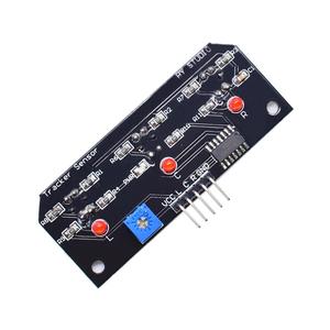 DC 5V 3-Kanal-Infrarot-Line-Tracker-Sensormodul Trio-Detektor ausgang TCRT5000-Sensor 10mm Abstand für Roboter-Kit AVR/ARM/PIC