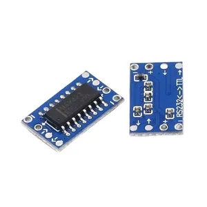 10PCS Mini MAX3232 RS232 zu TTL Serial Port Leavel Converter Bürsten modul Anschluss MAX232 Blink platine Für Arduino - Product Image 1