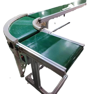 Neuer Zustand 180-Grad-Kurve Automatische PVC-verstellbare Container entladung Band fördersystem Motorisierte LKW-Baugruppe - Product Image 6