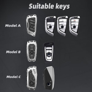 ที่ครอบกุญแจรถ BMW, ปลอกซิลิโคนอัลลอยด์พร้อมพวงกุญแจสำหรับ BMW 2 5 6 7 X1 X2 X3 X5 X6 X7 M ซีรี่ส์ - Product Image 6