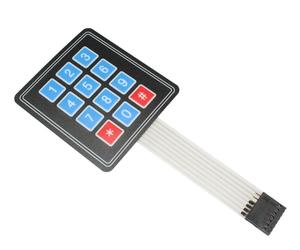 3X4 12 键矩阵阵列膜开关键盘 - Product Image 1
