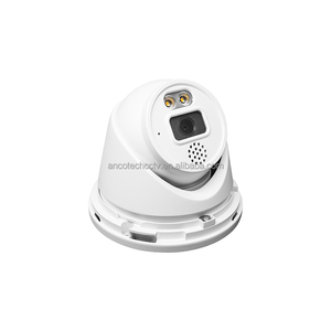 Cámara de red OEM, cámara POE IP de torreta de detección de cuerpo humano/vehículo, audio bidireccional con luces duales de 6MP, para interiores - Product Image 3