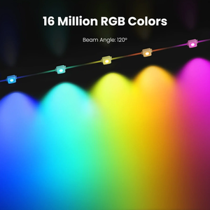 屋外用イーブLEDポイントライトストリング15M 30M RGB + IC防水LEDストリップパーティーシーン装飾照明12V入力電圧 - Product Image 2