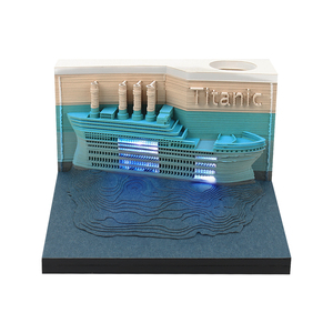 Bloc de notas adhesivas 3D con diseño personalizado, original, impresión personalizada y corte láser, envío directo - Product Image 1