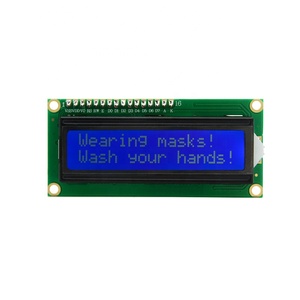 5V Blue LCD 1602 1602A I2C-Anzeigemodul für elektronische Projekte