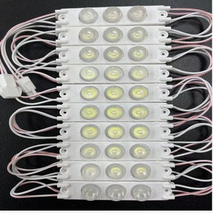โมดูลไฟแบล็คไลท์แรงดันไฟฟ้าสูง LED 110V 220V 2.5W AC 3โมดูล LED พร้อมเลนส์สำหรับสัญญาณตัวอักษร