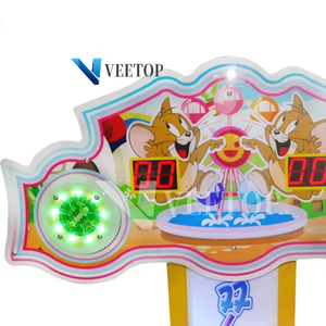 Sikke işletilen iki oyuncu vurmak bir köstebek isabet kurbağa çocuklar oyun makinesi kurbağa çekiç Arcade bilet itfa oyun makinesi - Product Image 3