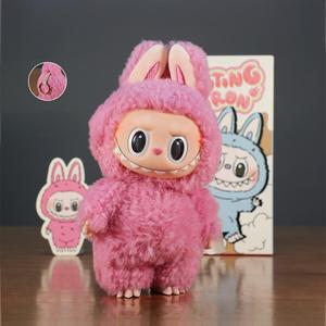 High Quality Original Popmart Labubu Doll 1 2 Generation Keychain Macaron Labubu Blind Box <strong>Plush</strong> Toys the Monster Mystery Box - Product Image 4