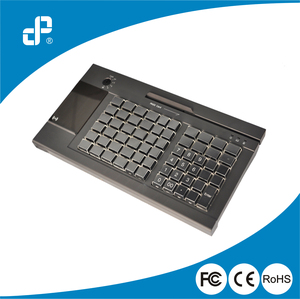 OEM 63 клавиши программируемая POS клавиатура с Msr и E-Lock Opos & Jpos - Product Image 2