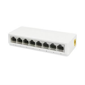 Conmutador Ethernet de 8 puertos con carcasa de plástico OEM de fábrica, conmutador de red de 10/100M para empresa y red doméstica - Product Image 2