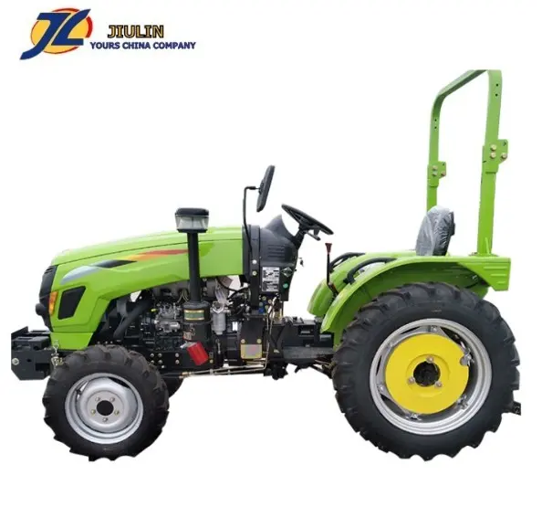 JIULIN – mini tracteur agricole 30HP 35HP, petit tracteur agricole avec seau 4 en 1, chargeur frontal, bon marché, prix d'usine